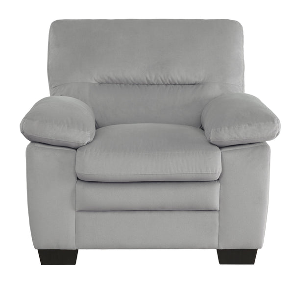 Homelegance Keighly Stationary Fabric Chair 9328GY-1 IMAGE 1