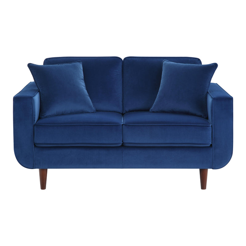 Homelegance Rand Stationary Fabric Loveseat 9329BU-2 IMAGE 1