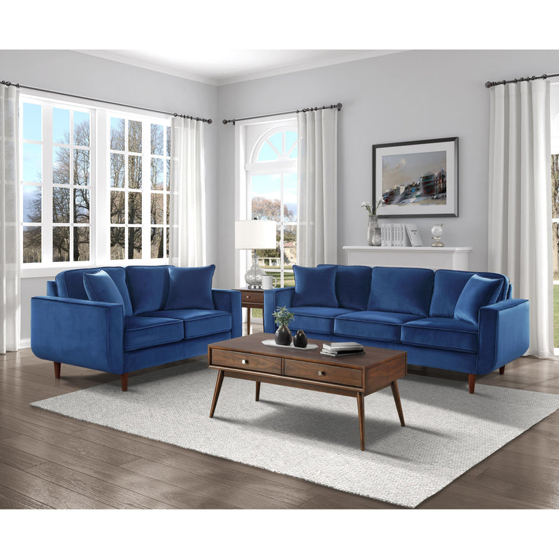 Homelegance Rand Stationary Fabric Sofa 9329BU-3 IMAGE 4