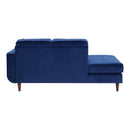Homelegance Rand Fabric Chaise 9329BU-5 IMAGE 4