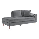 Homelegance Rand Fabric Chaise 9329GY-5 IMAGE 2
