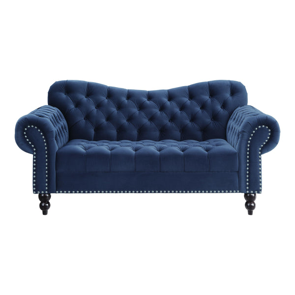 Homelegance Rosalie Stationary Fabric Loveseat 9330BU-2 IMAGE 1