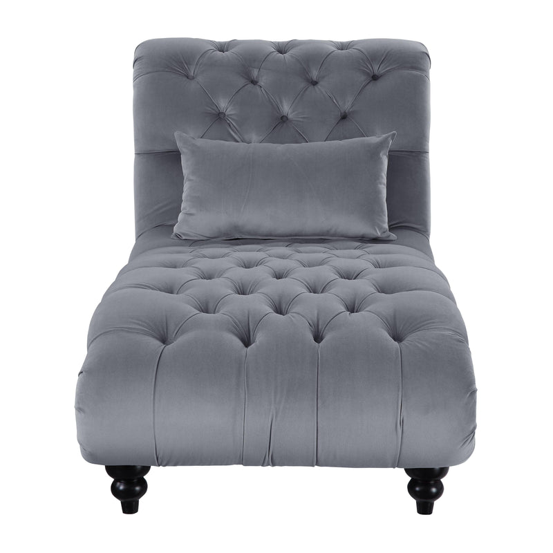 Homelegance Rosalie Fabric Chaise 9330DG-5 IMAGE 1