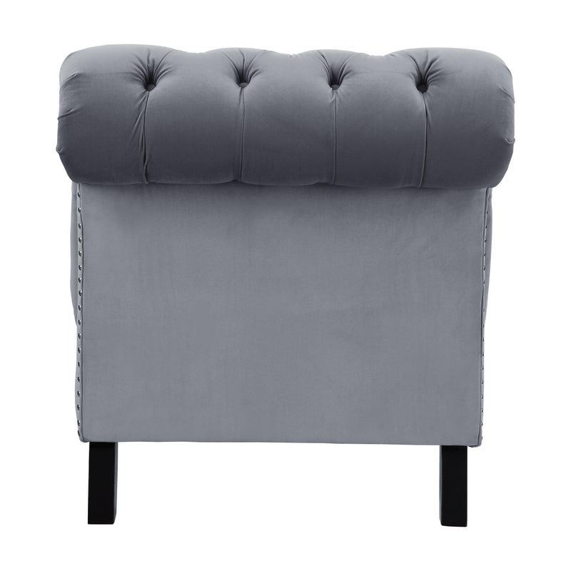 Homelegance Rosalie Fabric Chaise 9330DG-5 IMAGE 4