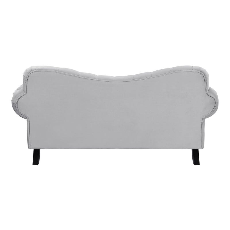 Homelegance Rosalie Stationary Fabric Loveseat 9330GY-2 IMAGE 4