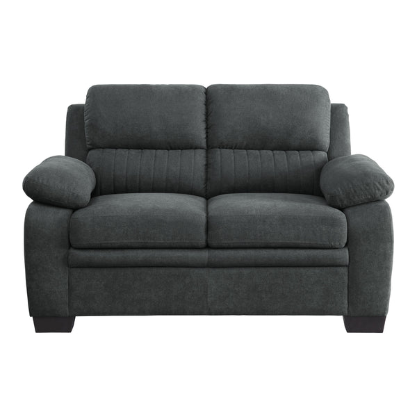 Homelegance Holleman Stationary Fabric Loveseat 9333DG-2 IMAGE 1
