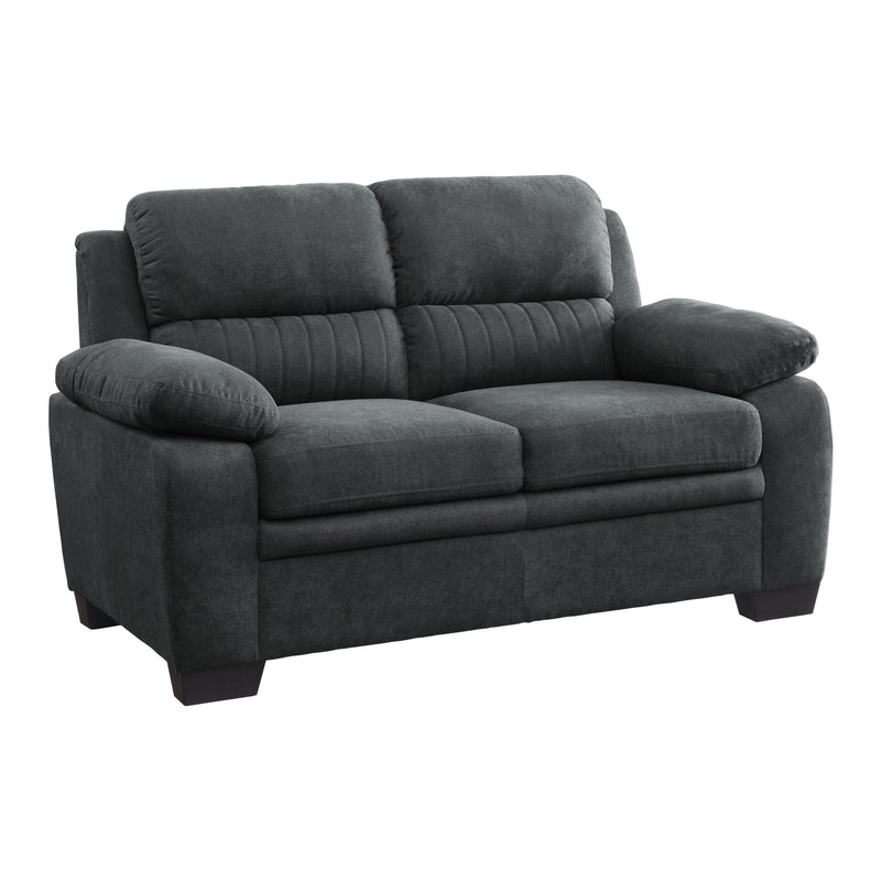 Homelegance Holleman Stationary Fabric Loveseat 9333DG-2 IMAGE 2
