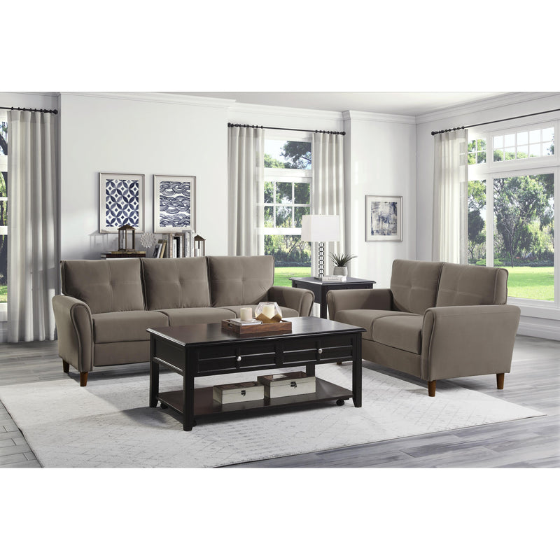 Homelegance Dunleith Stationary Fabric Sofa 9348BRW-3 IMAGE 4