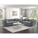 Homelegance Orina Stationary Fabric Sofa 9349GRY-3 IMAGE 4