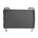 Homelegance Orina Stationary Fabric Chair 9349GRY-1 IMAGE 4