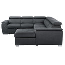 Homelegance Berel Fabric 4 pc Sectional 9355CC*42LRC IMAGE 3