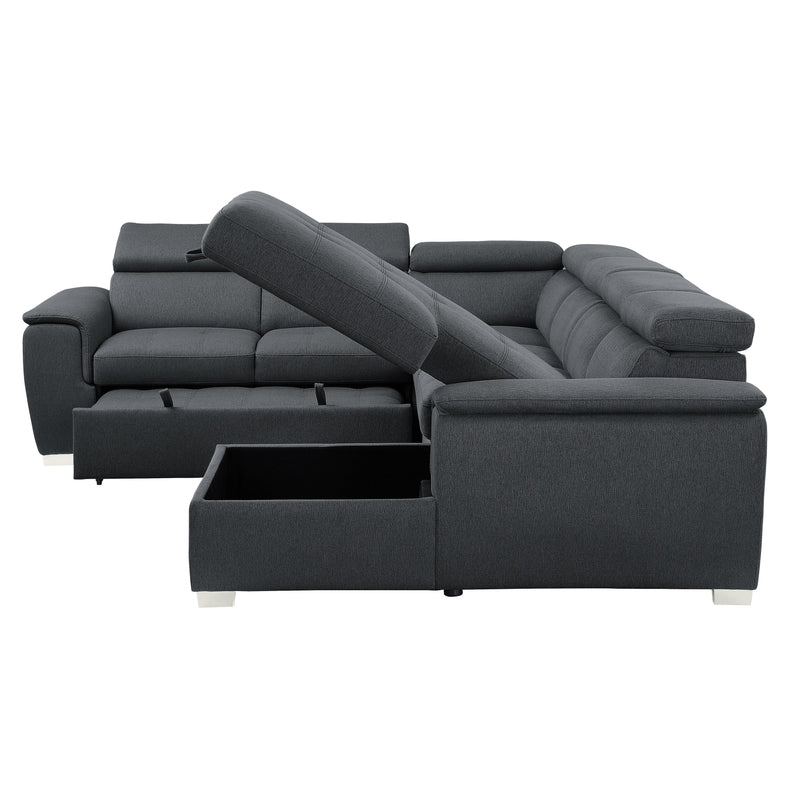 Homelegance Berel Fabric 4 pc Sectional 9355CC*42LRC IMAGE 5