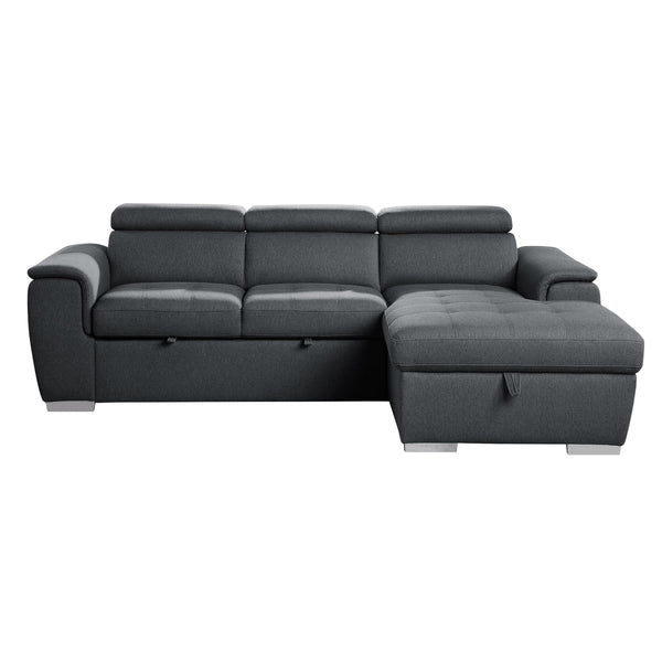 Homelegance Berel Fabric 2 pc Sectional 9355CC*22LRC IMAGE 1