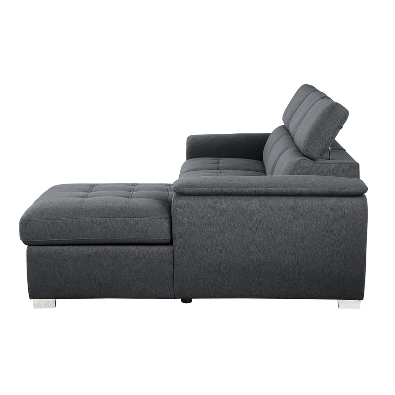 Homelegance Berel Fabric 2 pc Sectional 9355CC*22LRC IMAGE 4