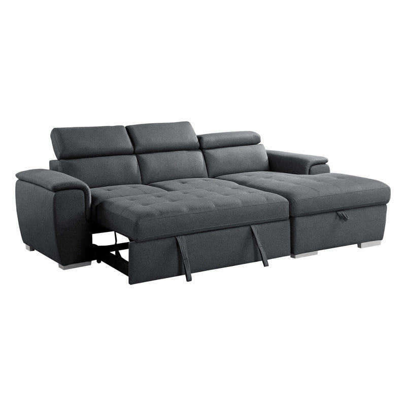 Homelegance Berel Fabric 2 pc Sectional 9355CC*22LRC IMAGE 7