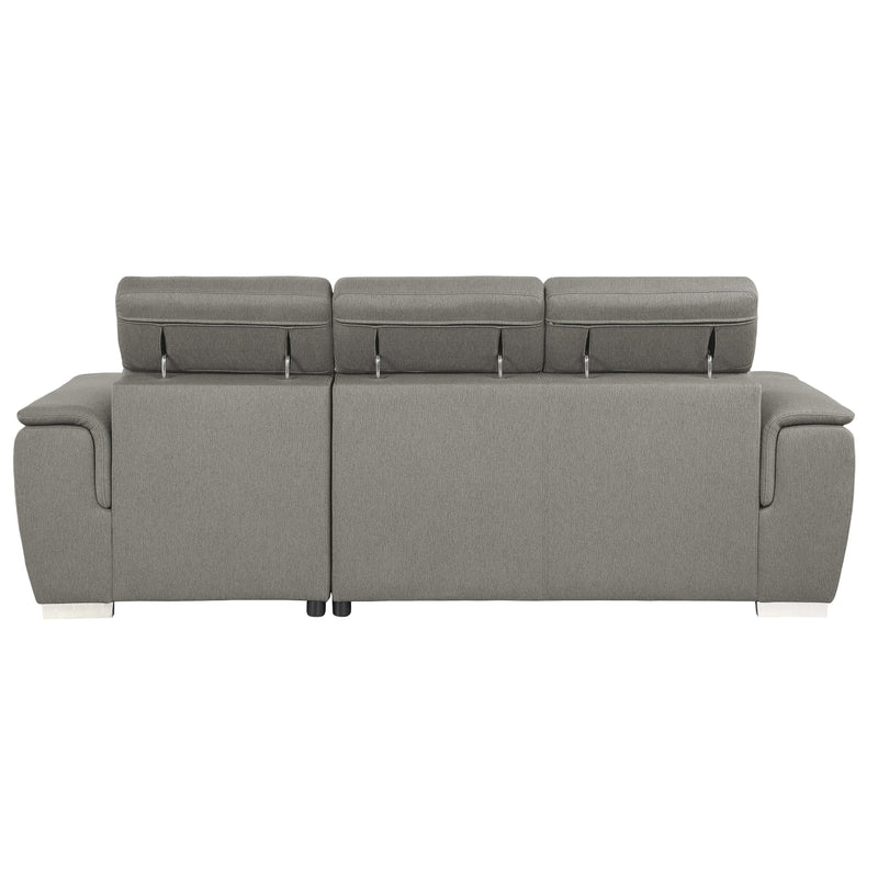 Homelegance Berel Fabric 2 pc Sectional 9355BR*22LRC IMAGE 5