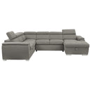 Homelegance Berel Fabric 4 pc Sectional 9355BR*42LRC IMAGE 2