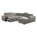 Homelegance Berel Fabric 4 pc Sectional 9355BR*42LRC IMAGE 6