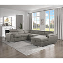 Homelegance Berel Fabric 4 pc Sectional 9355BR*42LRC IMAGE 7