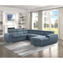 Homelegance Berel Fabric 4 pc Sectional 9355BU*42LRC IMAGE 7