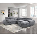 Homelegance Berel Fabric 4 pc Sectional 9355GY*42LRC IMAGE 7