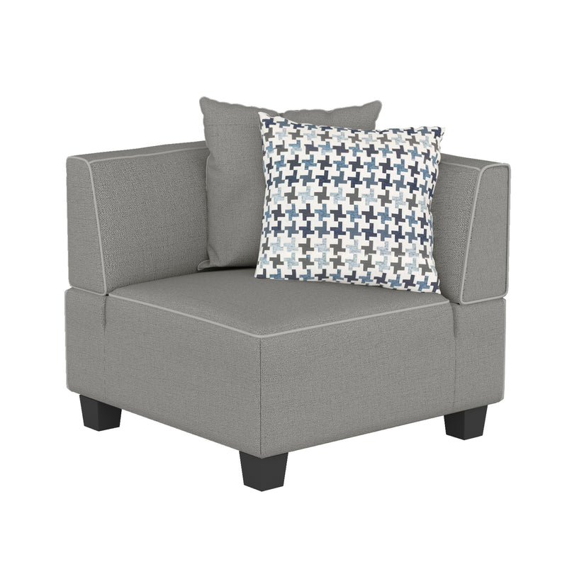 Homelegance Jayne Fabric 5 pc Sectional 9357GY*5OT IMAGE 2