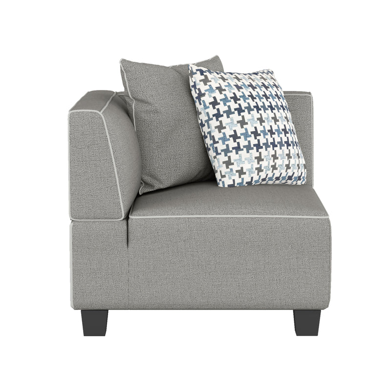Homelegance Jayne Fabric 5 pc Sectional 9357GY*5OT IMAGE 3