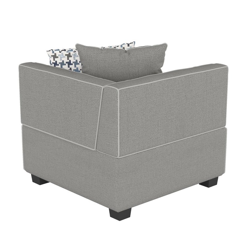 Homelegance Jayne Fabric 5 pc Sectional 9357GY*5OT IMAGE 4