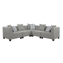 Homelegance Jayne Fabric 5 pc Sectional 9357GY*5SC IMAGE 1