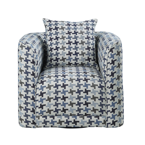 Homelegance Jayne Swivel Fabric Chair 9357-1SW IMAGE 1