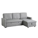 Homelegance Brandolyn Fabric 2 pc Sectional 9359GRY*SC IMAGE 2