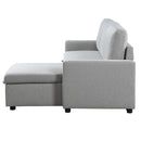 Homelegance Brandolyn Fabric 2 pc Sectional 9359GRY*SC IMAGE 4