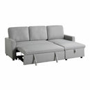Homelegance Brandolyn Fabric 2 pc Sectional 9359GRY*SC IMAGE 6