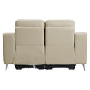 Homelegance Antonio Power Reclining Leather Loveseat 9360BEG-2PW* IMAGE 3