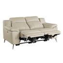 Homelegance Antonio Power Reclining Leather Loveseat 9360BEG-2PW* IMAGE 4