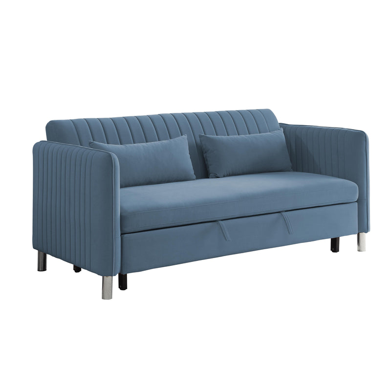 Homelegance Greenway Fabric Sofabed 9406NBU-3CL IMAGE 2