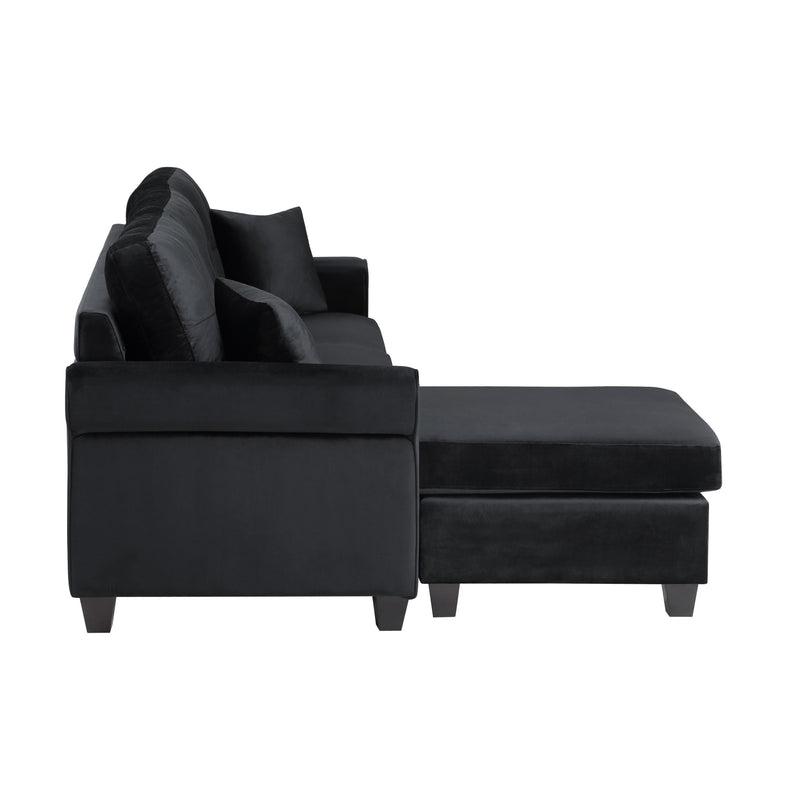 Homelegance Monty Fabric 2 pc Sectional 9411BK-3SC IMAGE 11