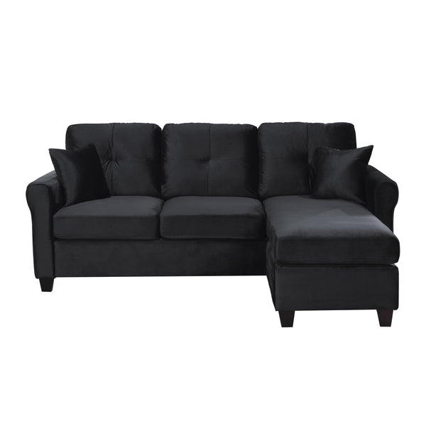 Homelegance Monty Fabric 2 pc Sectional 9411BK-3SC IMAGE 1