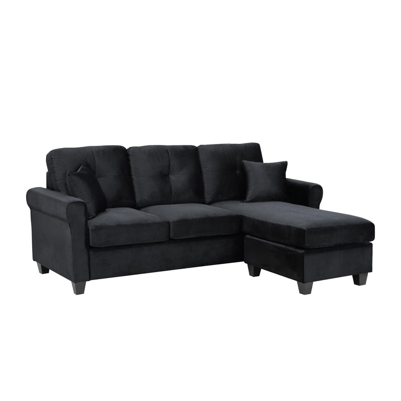 Homelegance Monty Fabric 2 pc Sectional 9411BK-3SC IMAGE 2