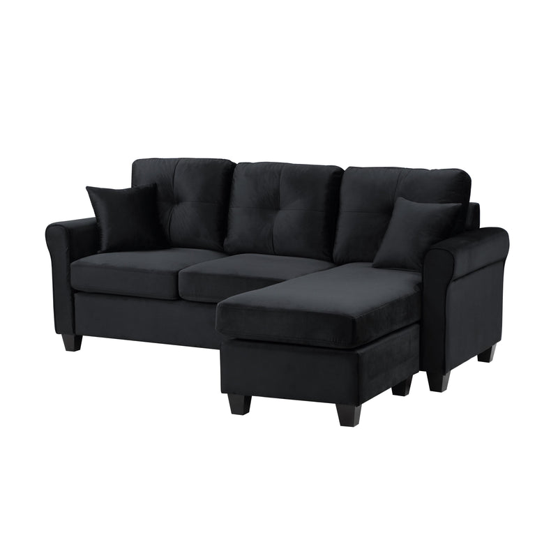 Homelegance Monty Fabric 2 pc Sectional 9411BK-3SC IMAGE 3