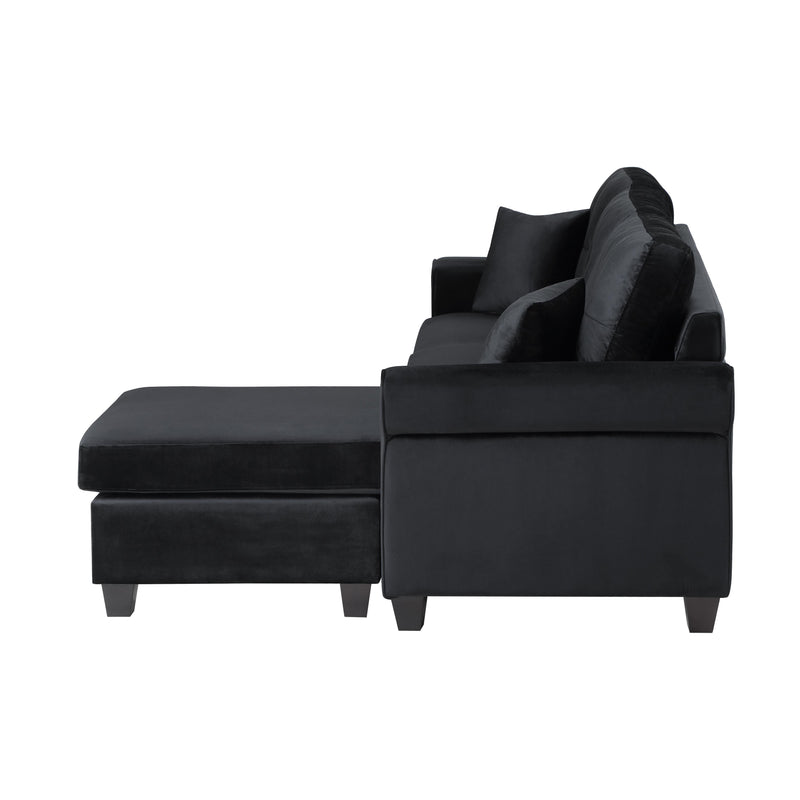 Homelegance Monty Fabric 2 pc Sectional 9411BK-3SC IMAGE 4