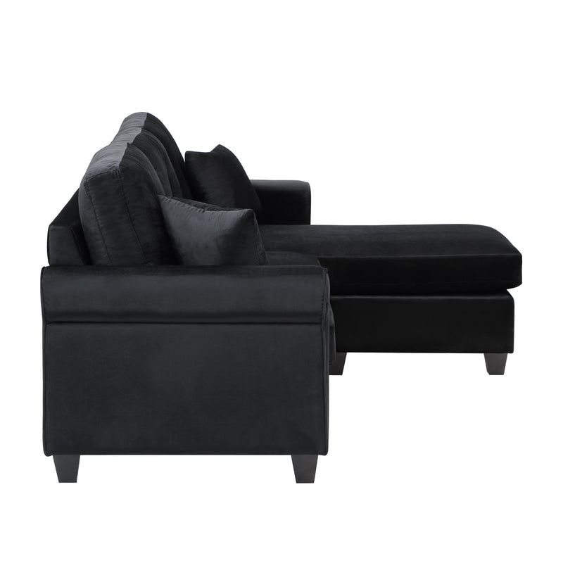 Homelegance Monty Fabric 2 pc Sectional 9411BK-3SC IMAGE 5