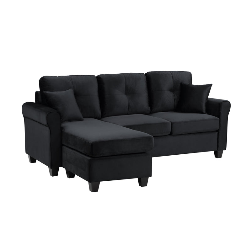 Homelegance Monty Fabric 2 pc Sectional 9411BK-3SC IMAGE 8