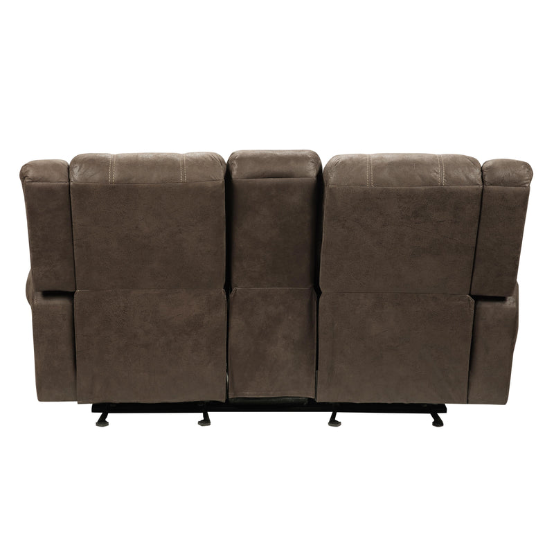Homelegance Creighton Reclining Fabric Loveseat 9467BR-2 IMAGE 3