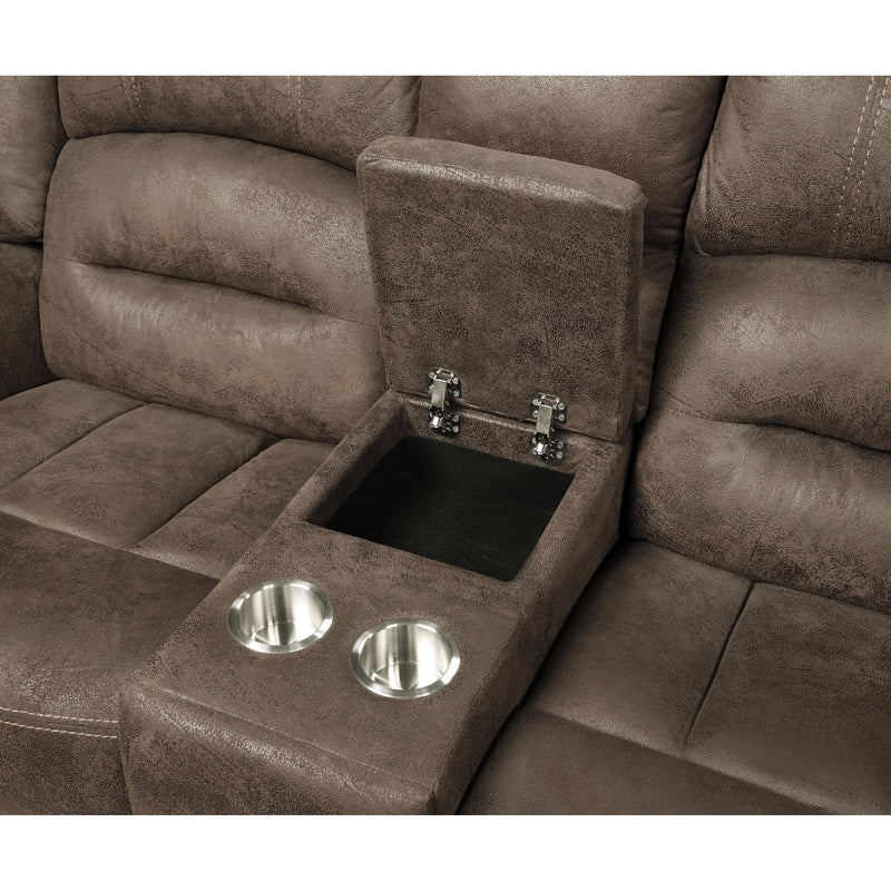 Homelegance Creighton Reclining Fabric Loveseat 9467BR-2 IMAGE 5