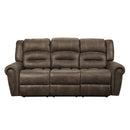 Homelegance Creighton Reclining Fabric Sofa 9467BR-3 IMAGE 1