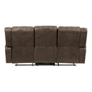 Homelegance Creighton Reclining Fabric Sofa 9467BR-3 IMAGE 3