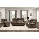 Homelegance Creighton Reclining Fabric Sofa 9467BR-3 IMAGE 6