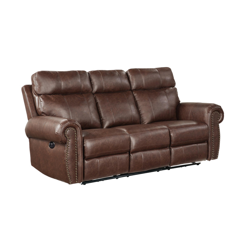 Homelegance Granville Reclining Fabric Sofa 9488BR-3PW IMAGE 2