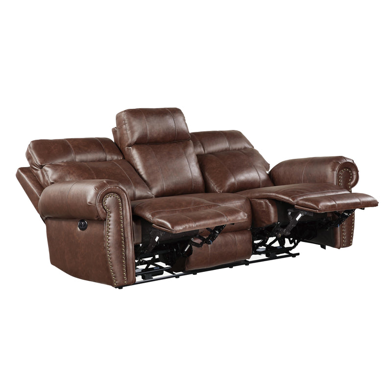 Homelegance Granville Reclining Fabric Sofa 9488BR-3PW IMAGE 4
